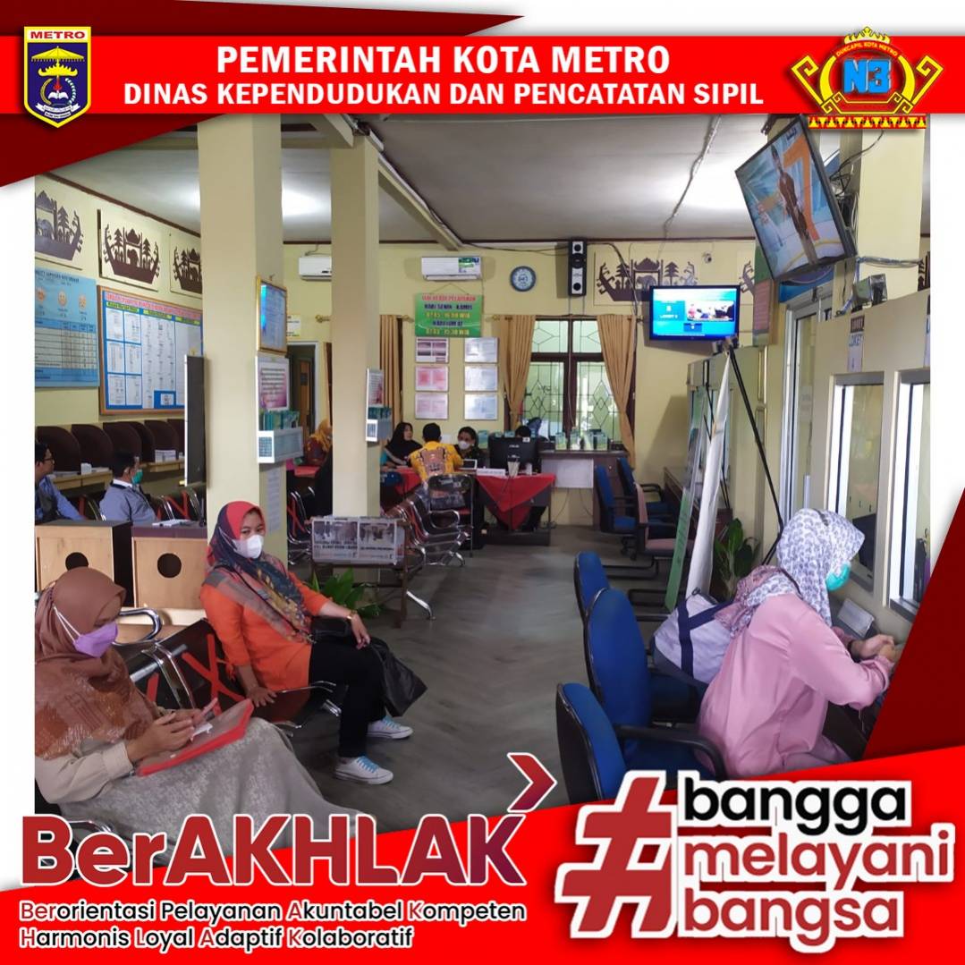 Pelayanan Harian Dinas Dukcapil Kota Metro
