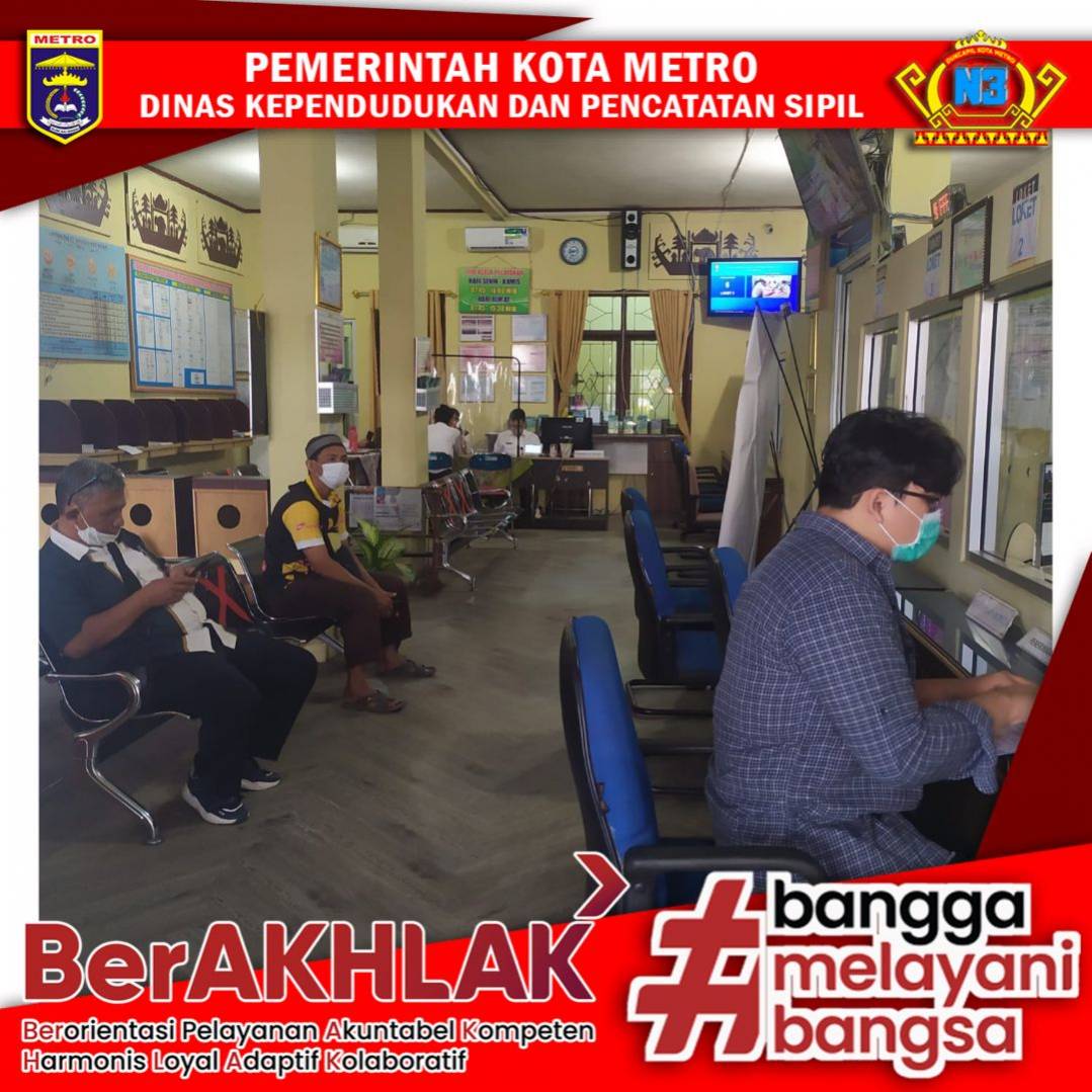Pelayanan Harian Dinas Dukcapil Kota Metro