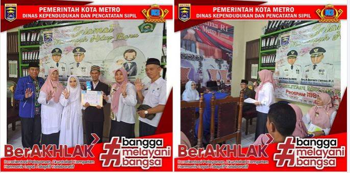 Pelayanan TERPANA Dinas Dukcapil Kota Metro