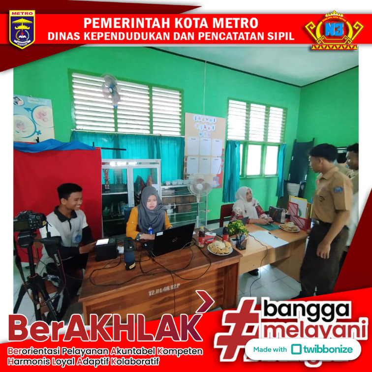 Perekaman KTP-el Keliling Ke SMA NEGERI 6 KOTA METRO
