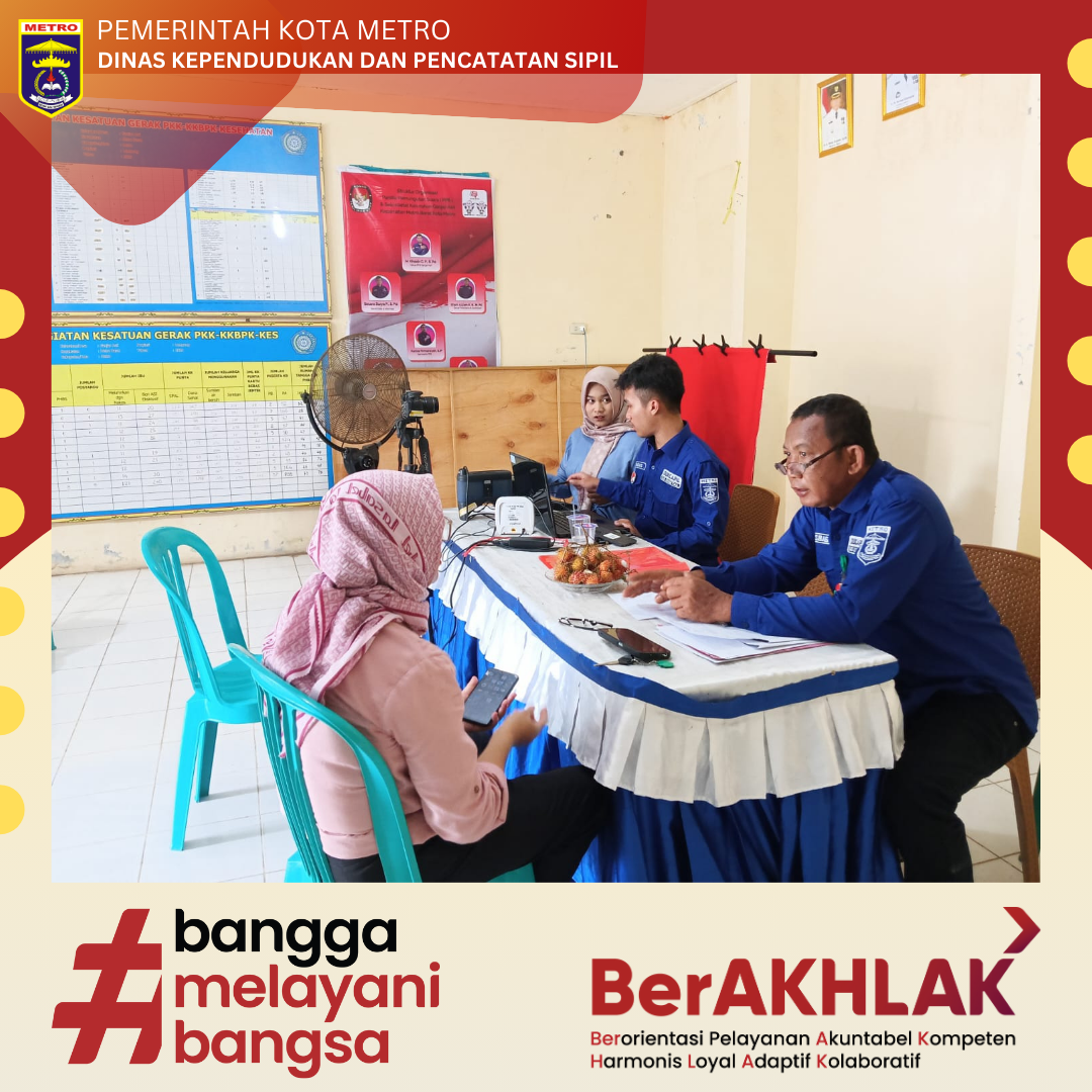 Perekaman KTP di Kelurahan Ganjar Asri