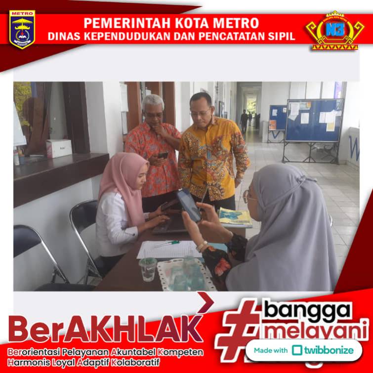 Jemput Bola Pelayanan IKD di Universitas Muhammadiyah Kota Metro