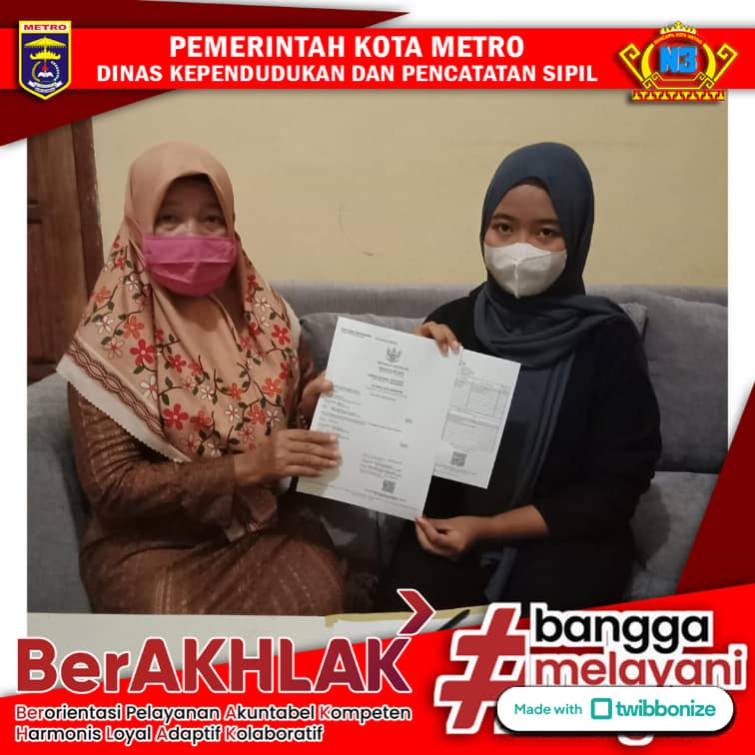 Pelayanan Jemput Bola Mingguan Dinas Dukcapil Kota Metro