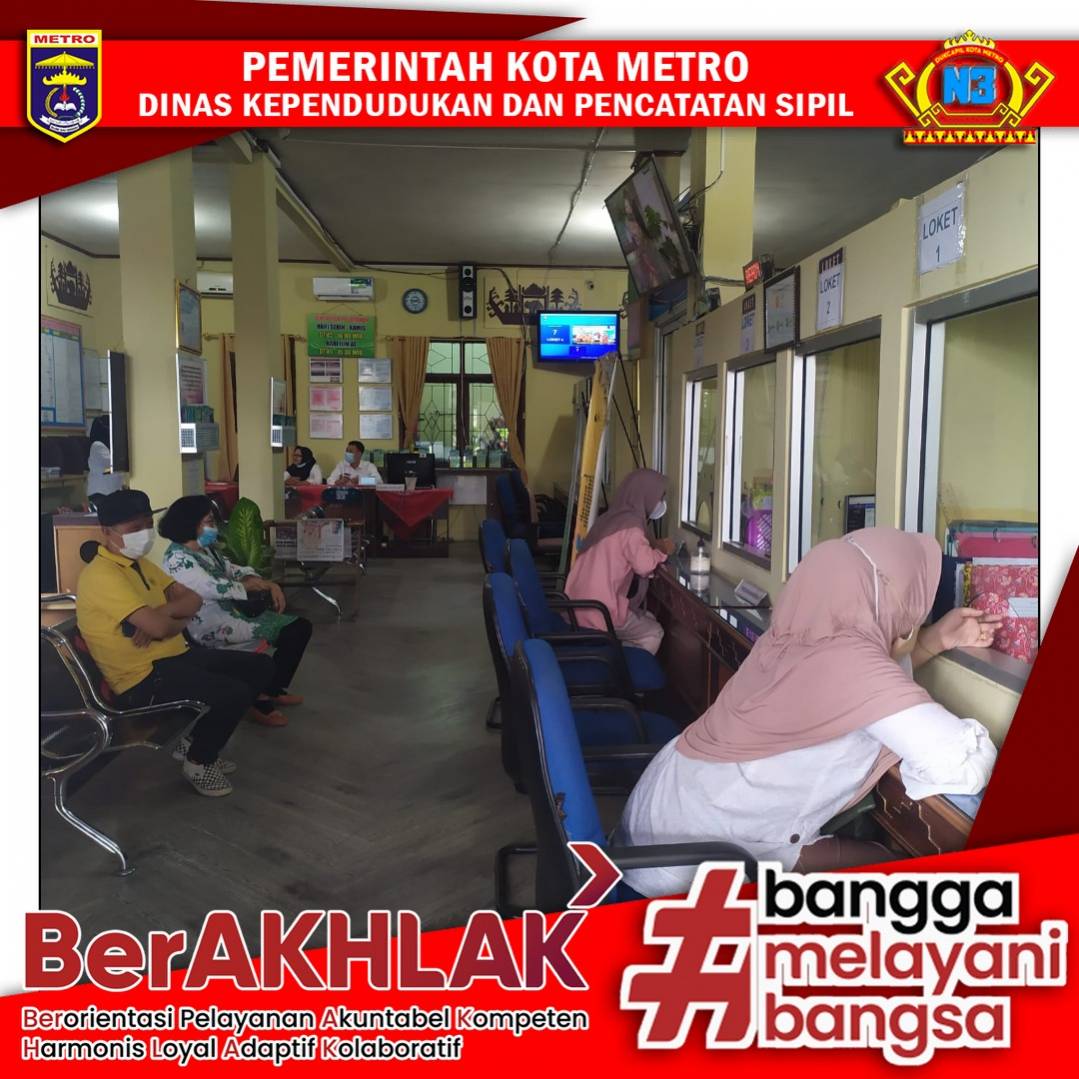 Pelayanan Harian Dinas Dukcapil Kota Metro