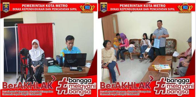 Jemput Bola pelayanan Pembuatan Identitas Kependudukan Digital (IKD)