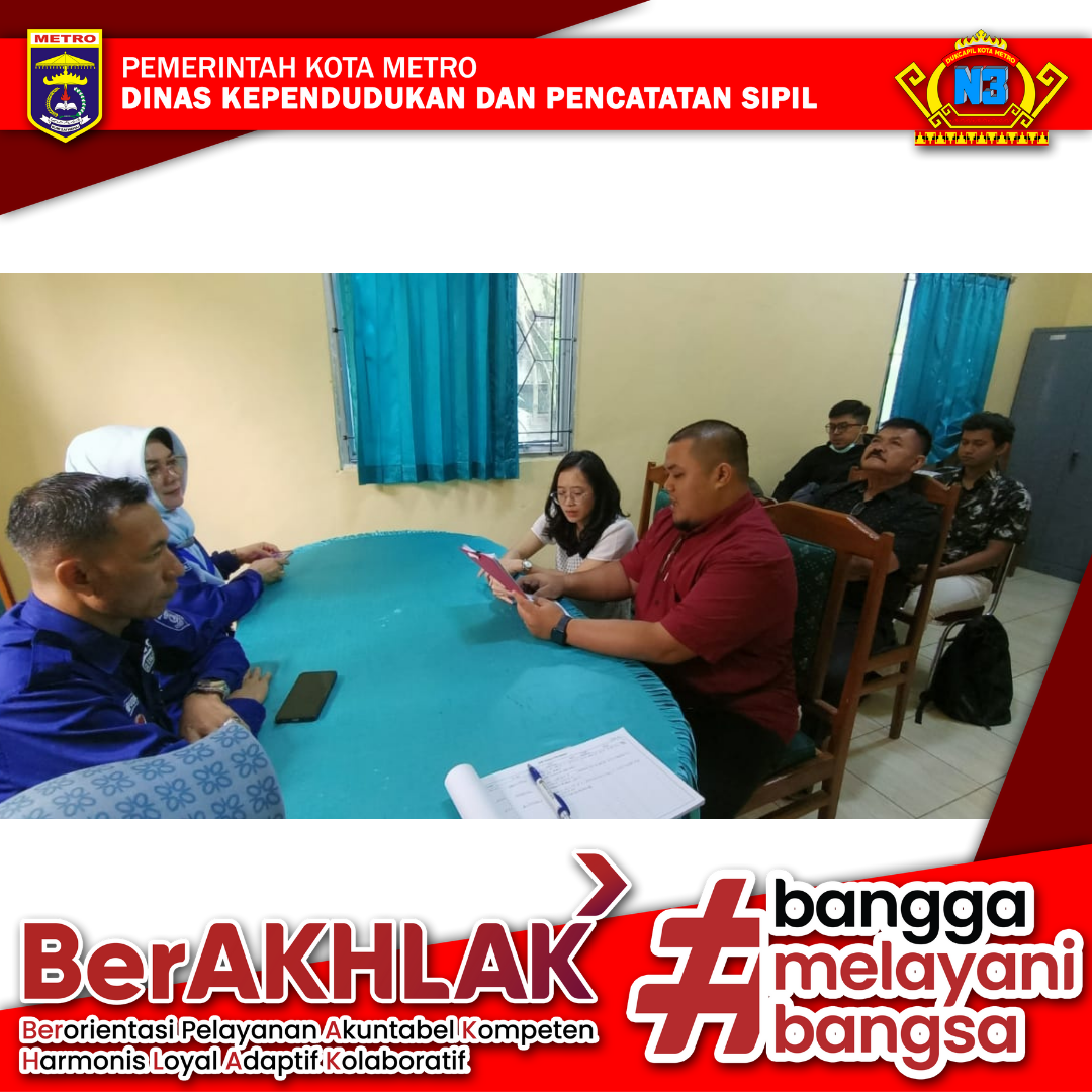 Pencatatan Perkawinan di Disdukcapil Kota Metro