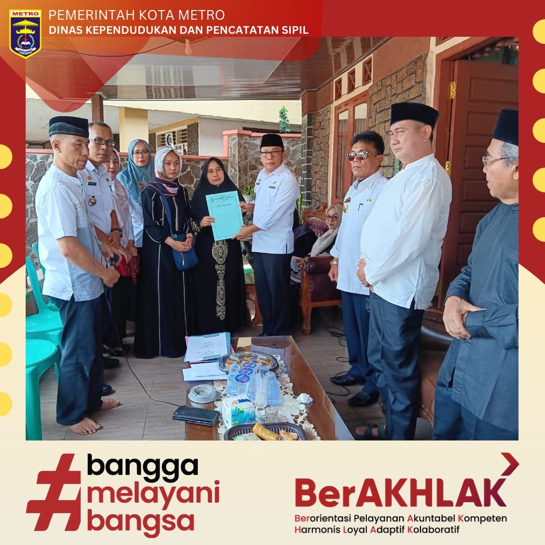 Penyerahan Akta Kematian a.n. Desmy Putra Jayasinga