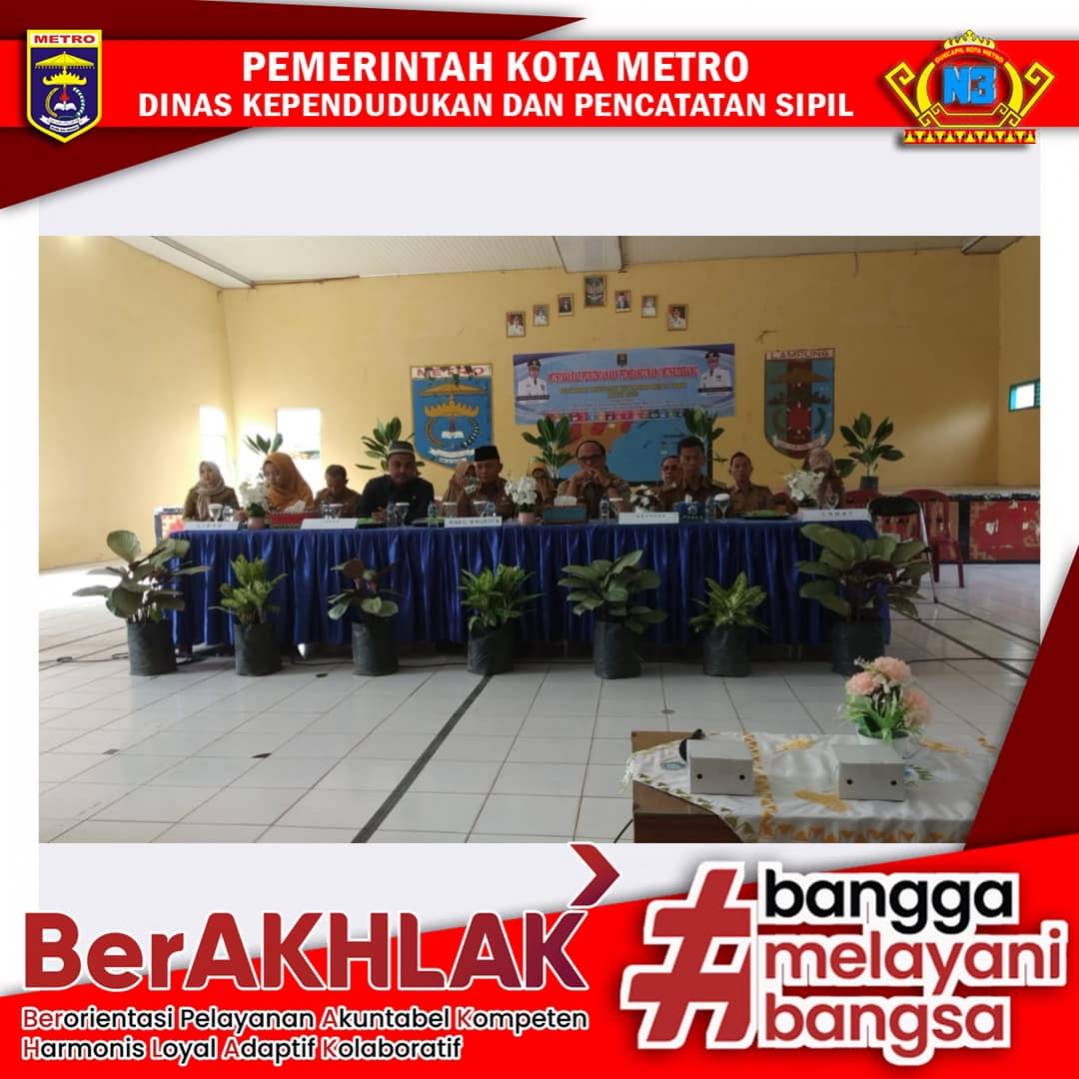 Dinas Dukcapil Kota Metro mengikuti kegiatan Musrenbang Tahun 2023