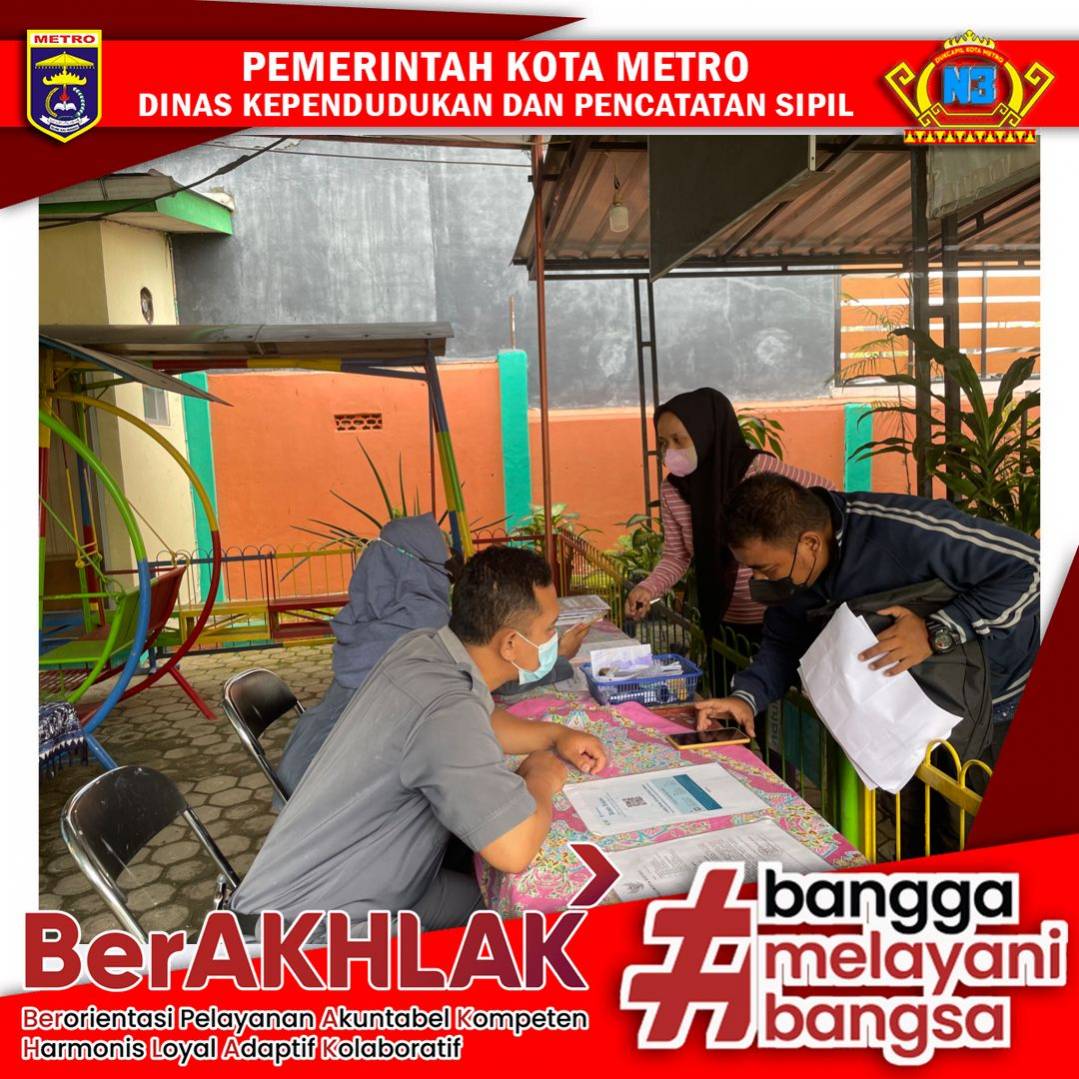Pelayanan Harian Dinas Dukcapil Kota Metro