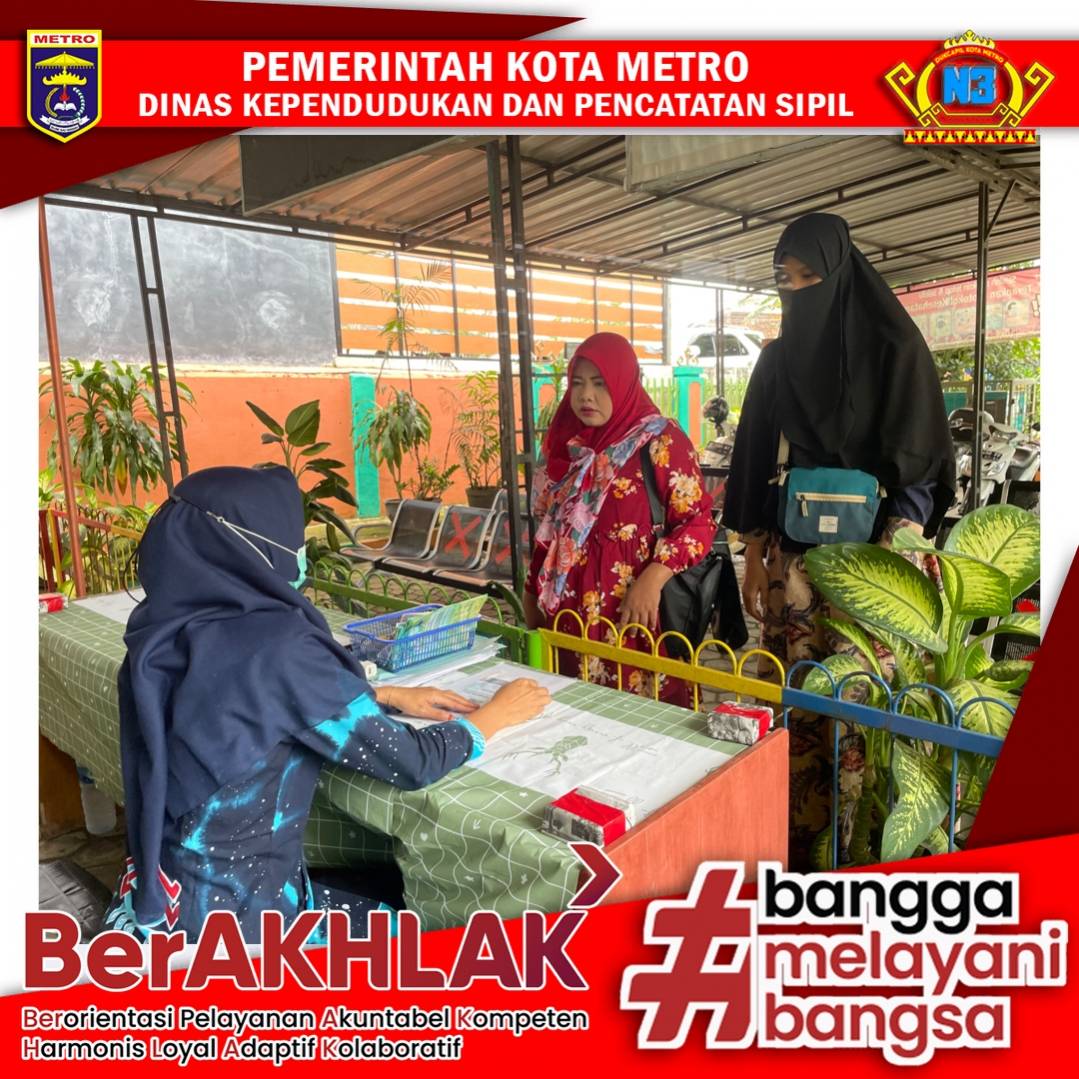 Pelayanan Harian Dinas Dukcapil Kota Metro