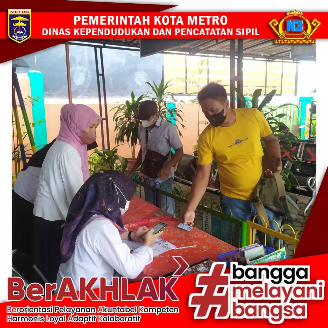 Pelayanan Harian Dinas Dukcapil Kota Metro