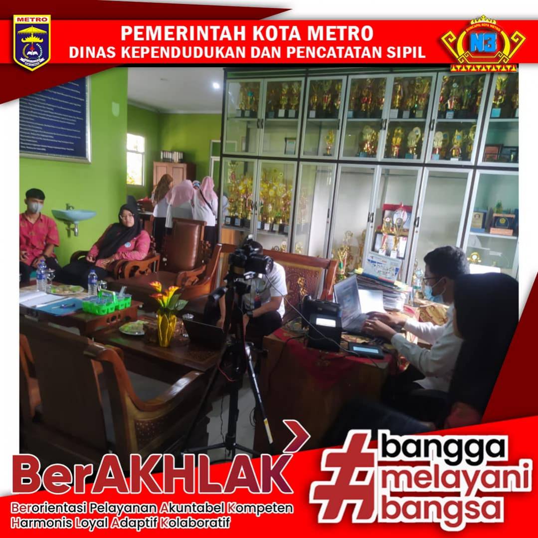 Perekaman KTP-el Keliling ke Sekolah se Kota Metro