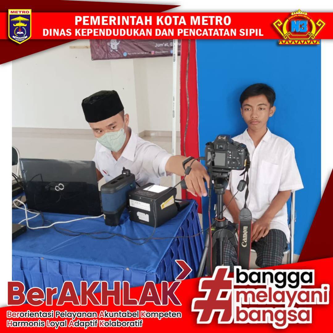 Perekaman KTP-el Keliling dan Pembuatan IKD ke Kelurahan se Kota Metro
