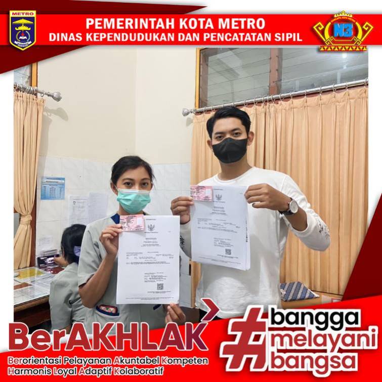 Pelayanan Jemput Bola Harian Dinas Dukcapil Kota Metro