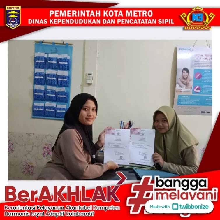 Pelayanan Jemput Bola Mingguan Dinas Dukcapil Kota Metro