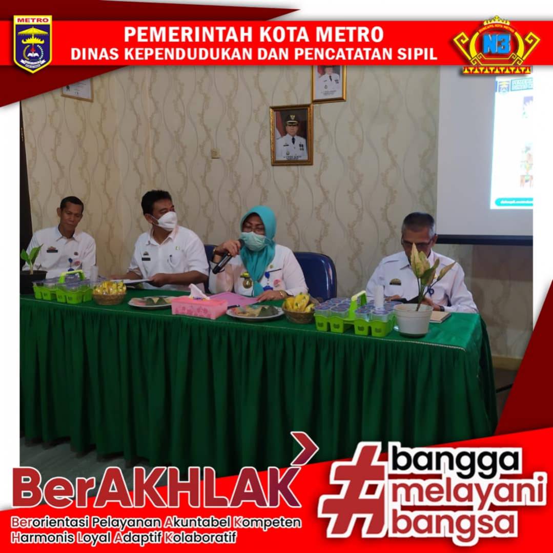 Kunjungan Tim Bidang Organisasi dan Disdukcapil Kab. Pringsewu