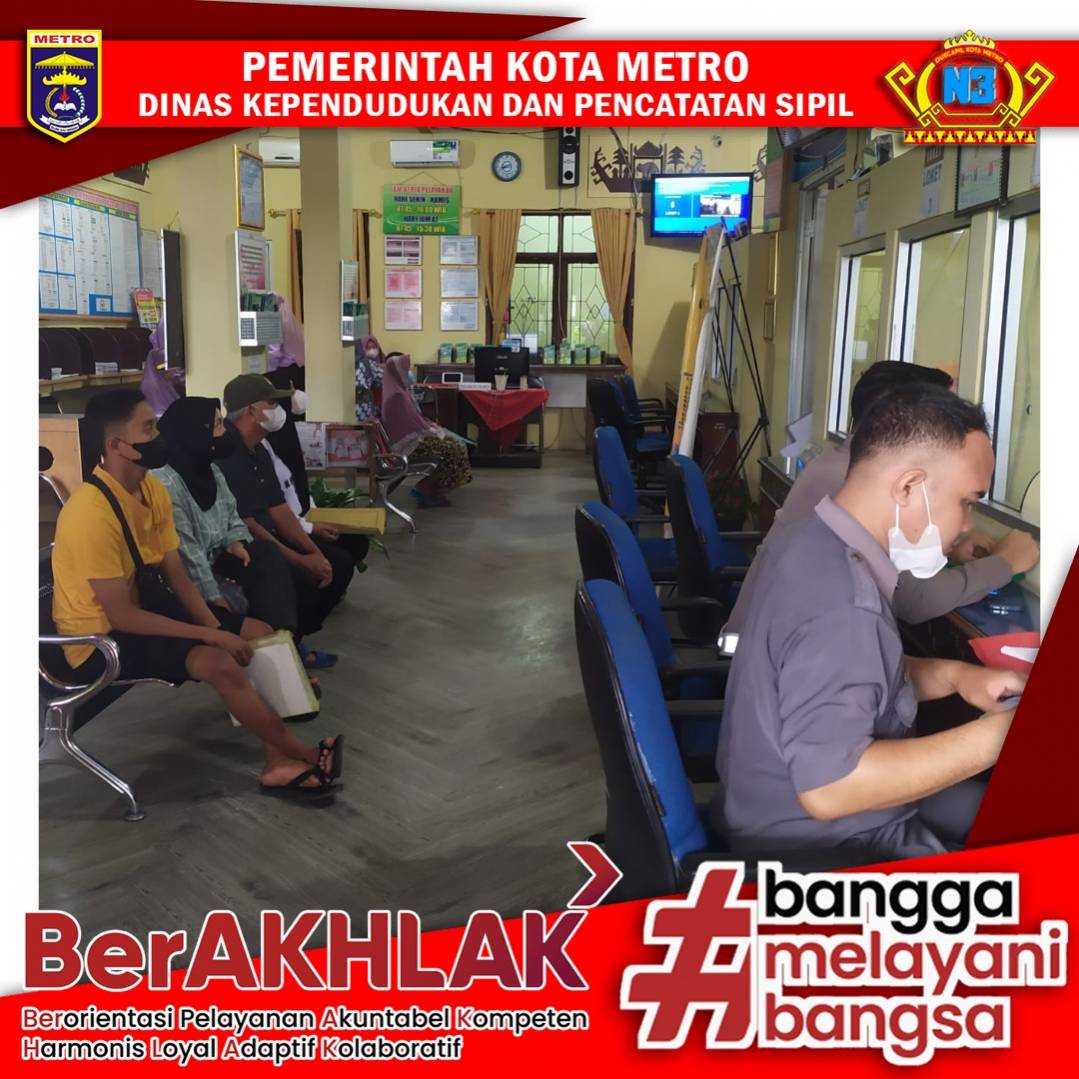 Pelayanan Harian Dinas Dukcapil Kota Metro