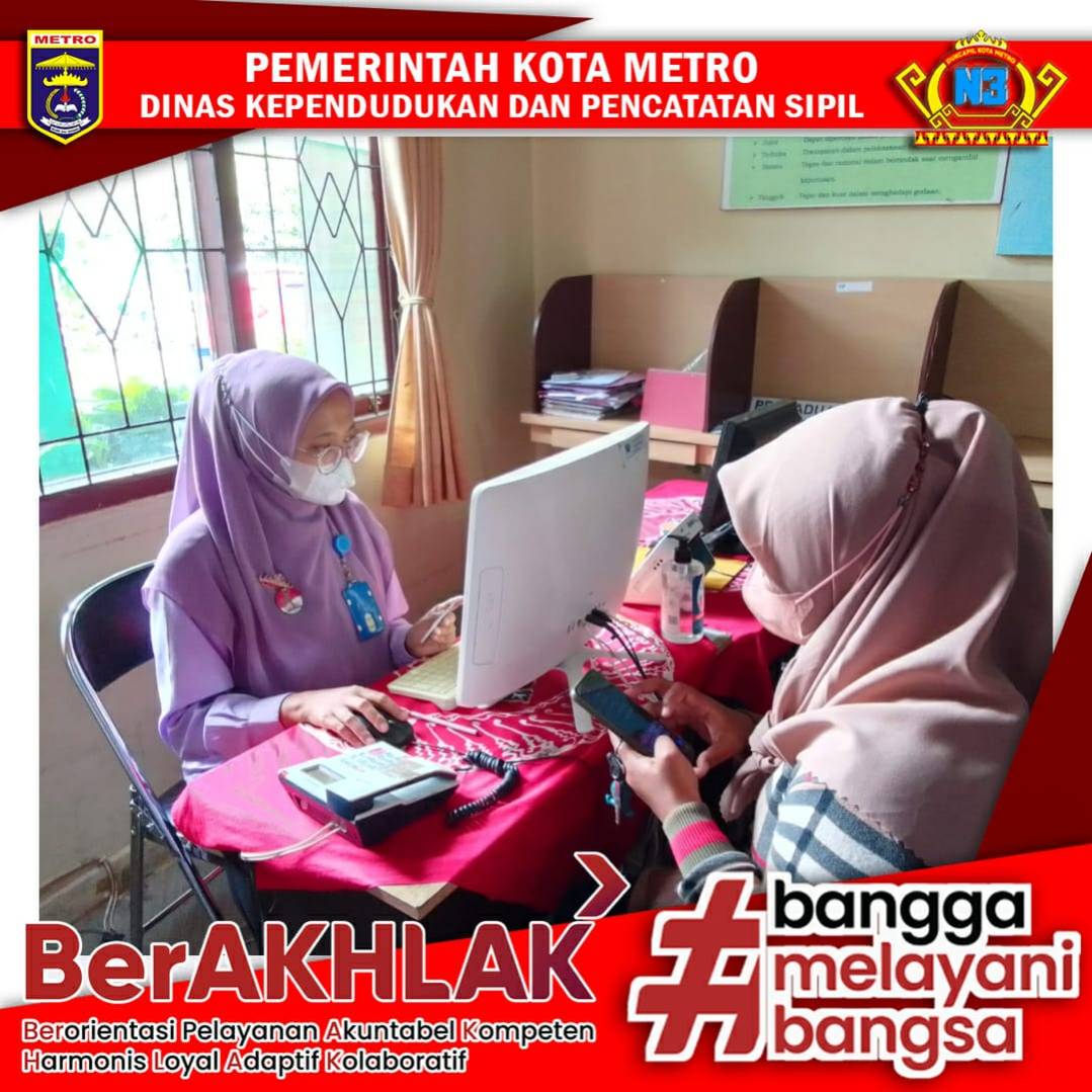 Pelayanan Harian Dinas Dukcapil Kota Metro
