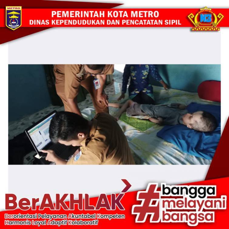 Jemput Bola Pelayanan Perekaman KTP Khusus Disabilitas