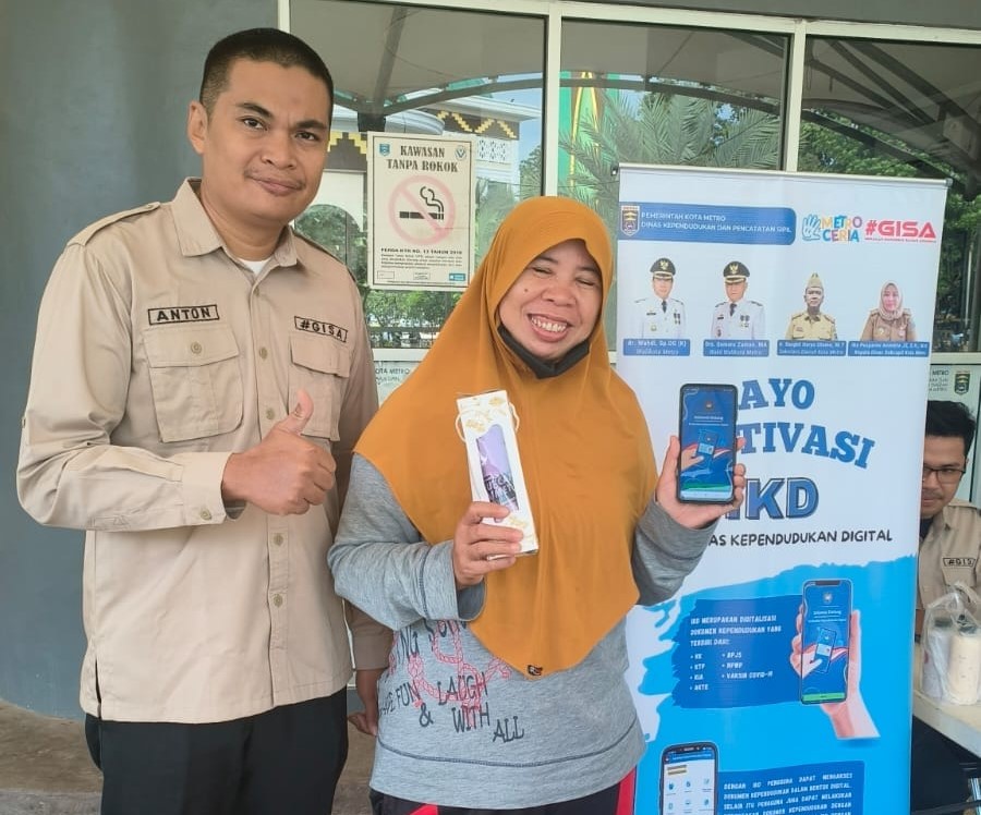 Aktivasi IKD Pada Acara Metro Car Free Day