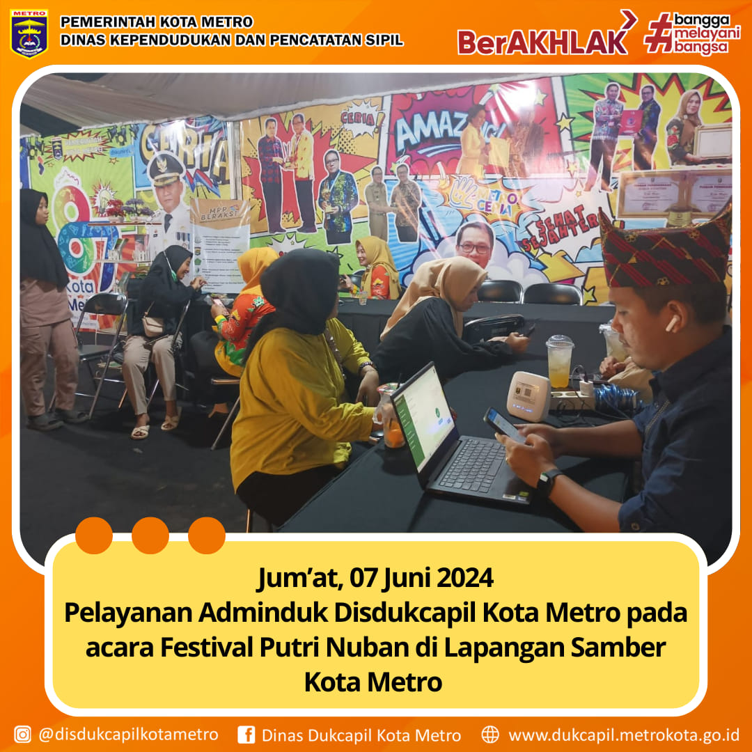 Pelayanan Adminduk di Pameran Lapangan Samber
