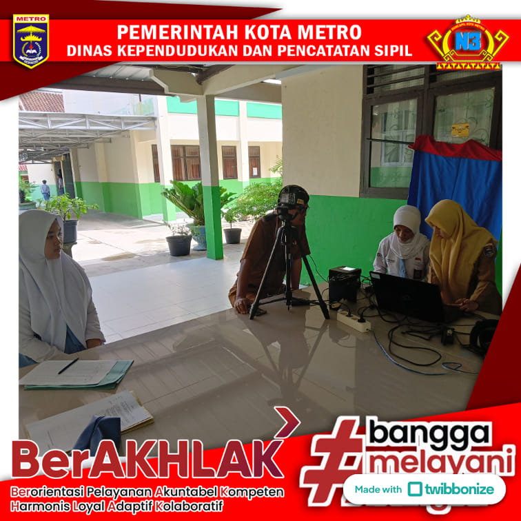Perekaman KTP-el Keliling Ke SMA NEGERI 2 KOTA METRO
