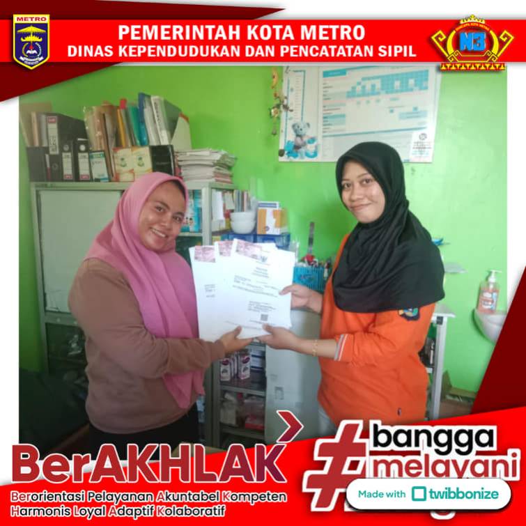 Pelayanan Jemput Bola Mingguan Dinas Dukcapil Kota Metro