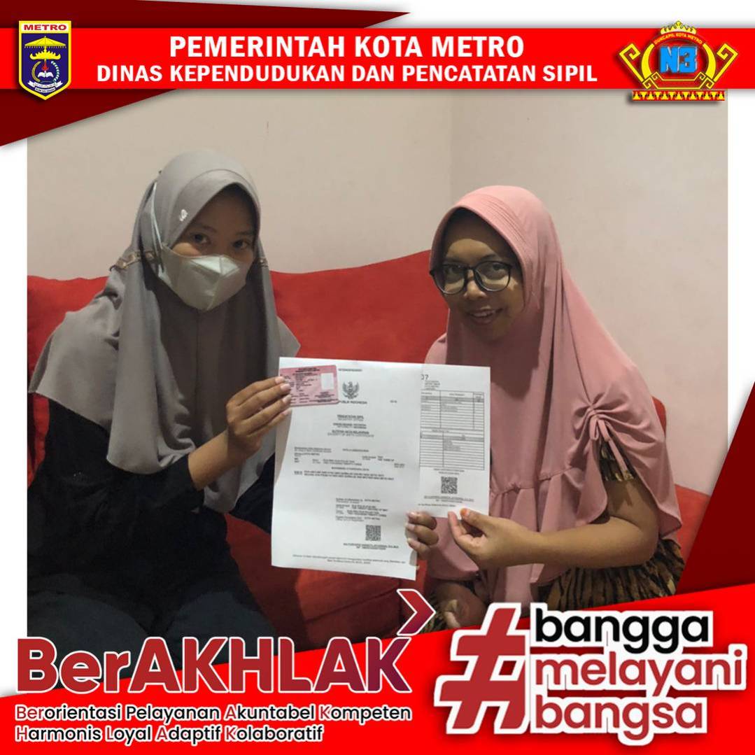 Pelayanan Jemput Bola Harian Dinas Dukcapil Kota Metro