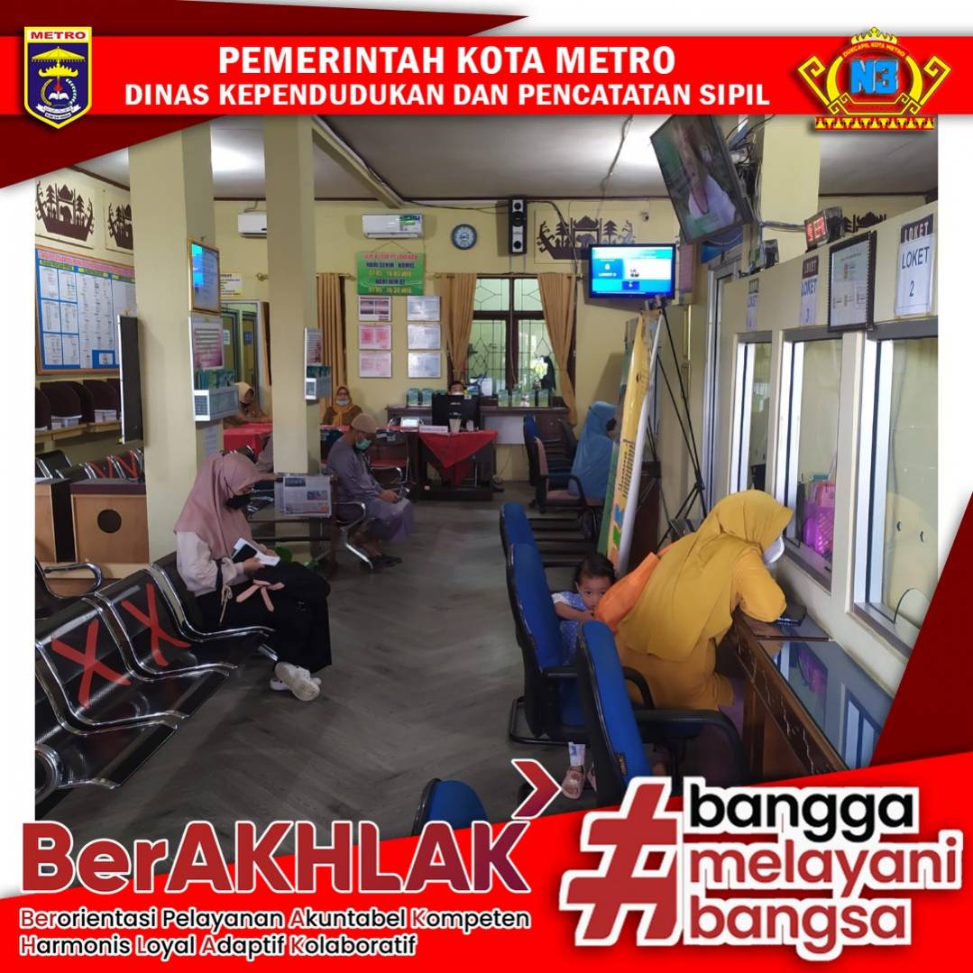 Pelayanan Harian Dinas Dukcapil Kota Metro