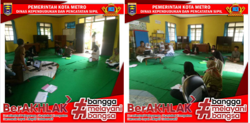 Perekaman KTP-el Keliling dan Pembuatan IKD ke Kelurahan se Kota Metro