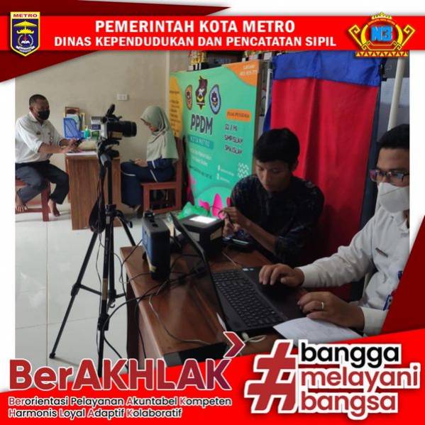 Perekaman KTP-el Keliling Sekolah se Kota Metro