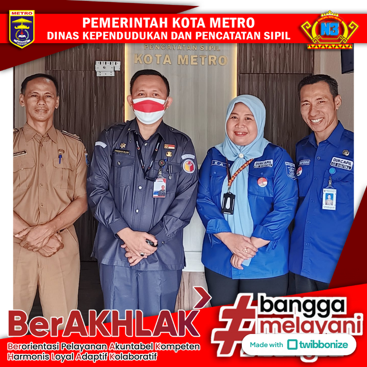 Kunjungan Tim Bawaslu Kota Metro