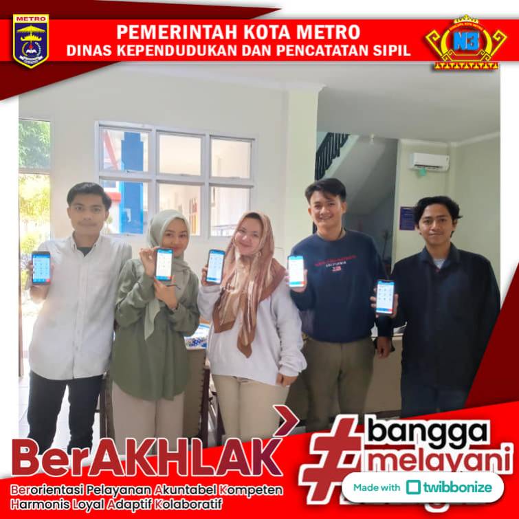 Jemput Bola Pelayanan IKD di Universitas Muhammadiyah Kota Metro