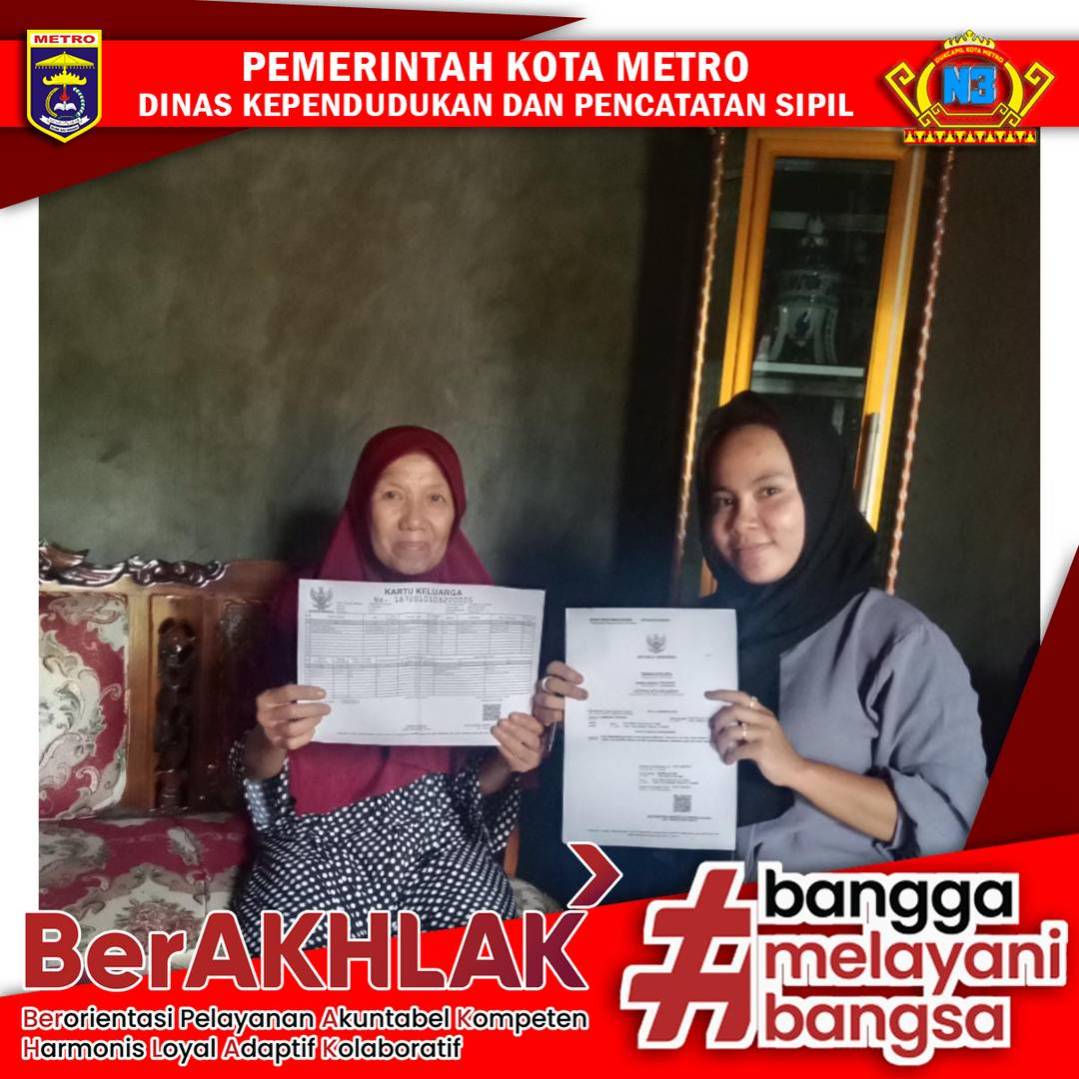 Pelayanan Jemput Bola Harian Dinas Dukcapil Kota Metro