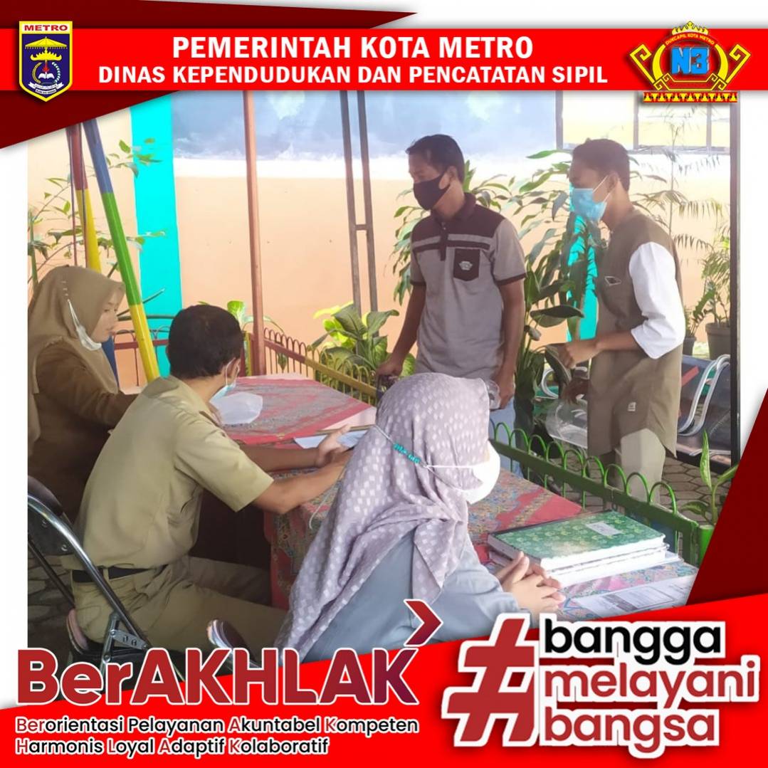 Pelayanan Harian Dinas Dukcapil Kota Metro