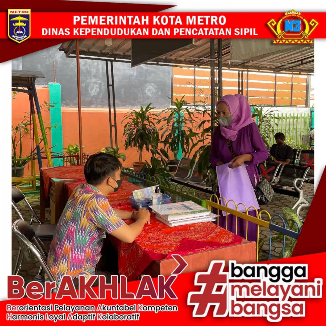 Pelayanan Harian Dinas Dukcapil Kota Metro