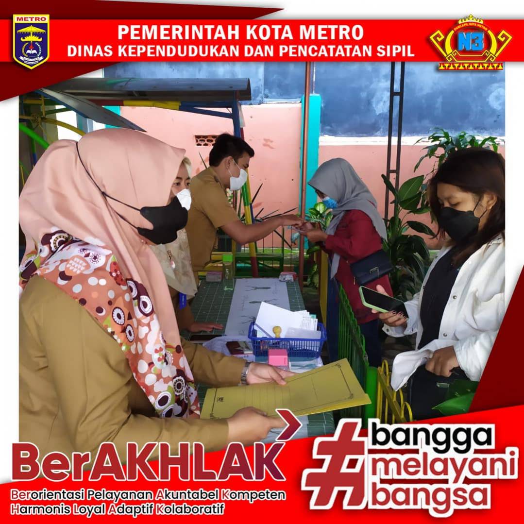 Pelayanan Harian Dinas Dukcapil Kota Metro