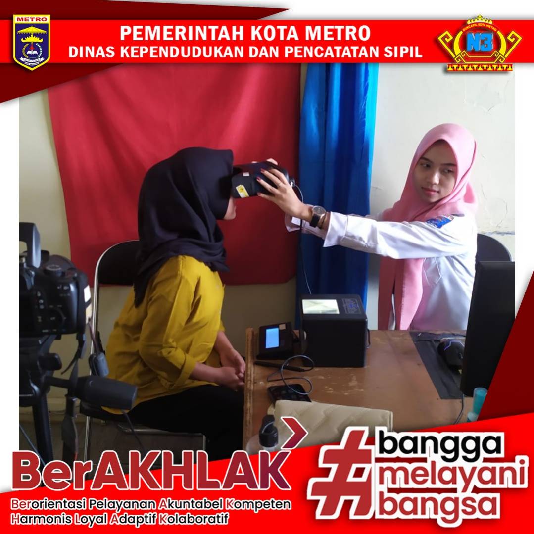 Pelayanan Harian Dinas Dukcapil Kota Metro