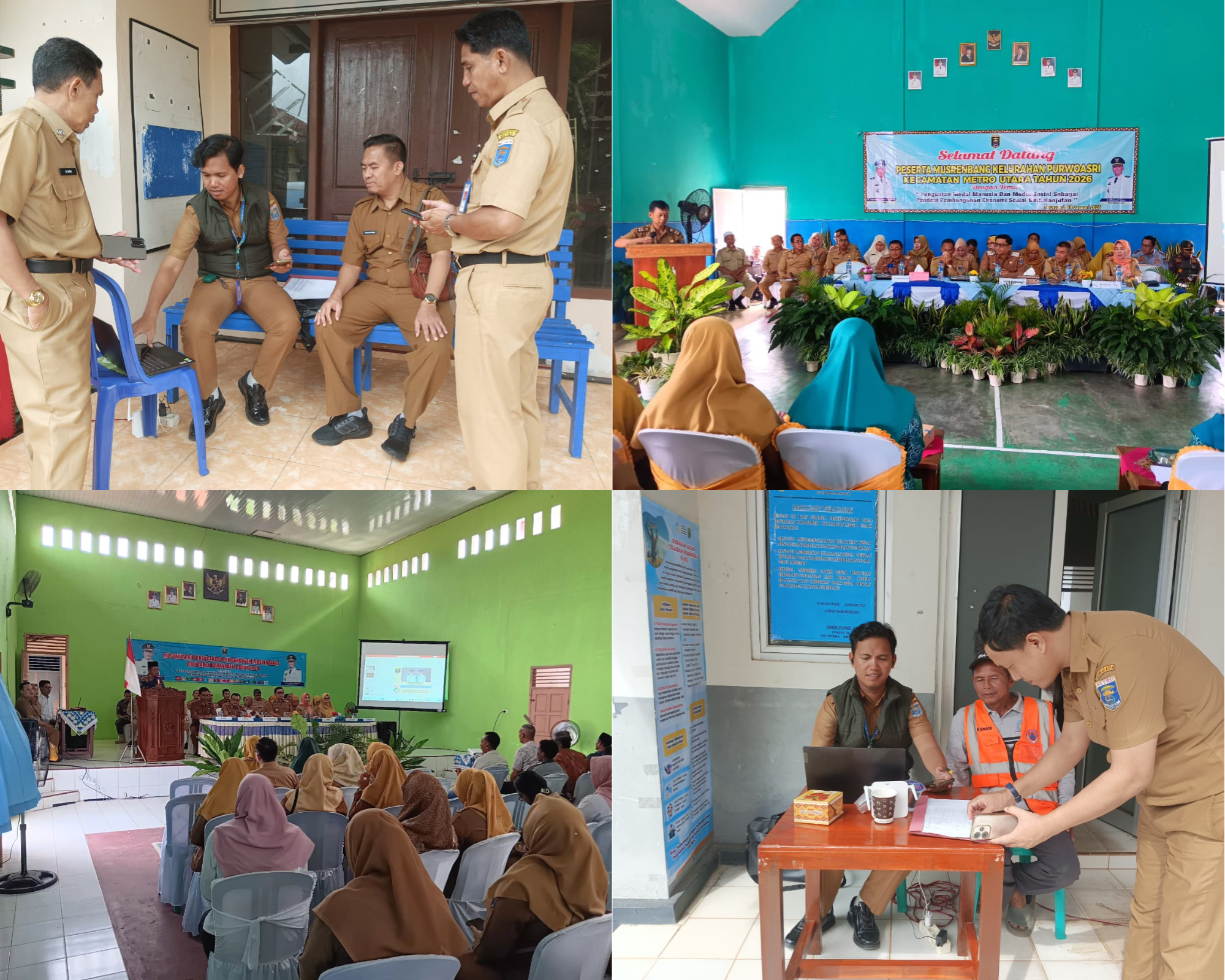 Aktivasi IKD dalam Acara Musrenbang di Kelurahan Purwoasri dan Karangrejo