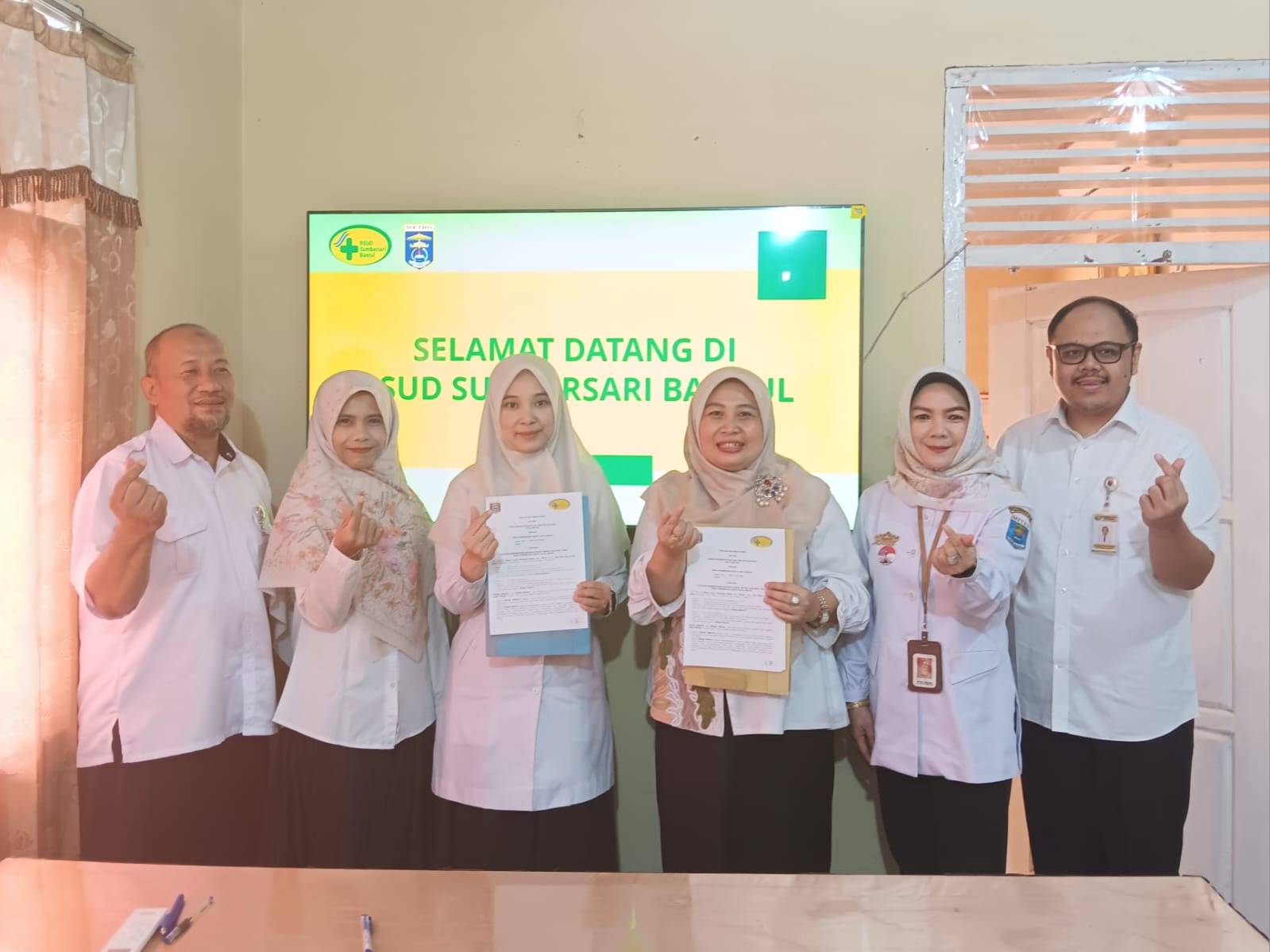 Penandatanganan Perjanjian Kerjasama Antara Dinas Dukcapil Kota Metro Dengan RSUD Sumbersari Bantul Kota Metro