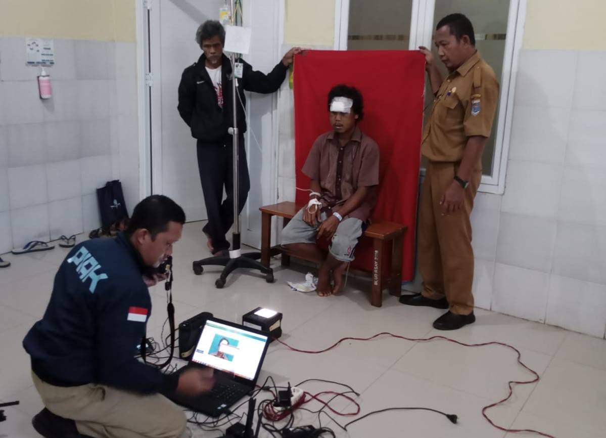 Jemput Bola Perekaman Khusus Warga Sakit