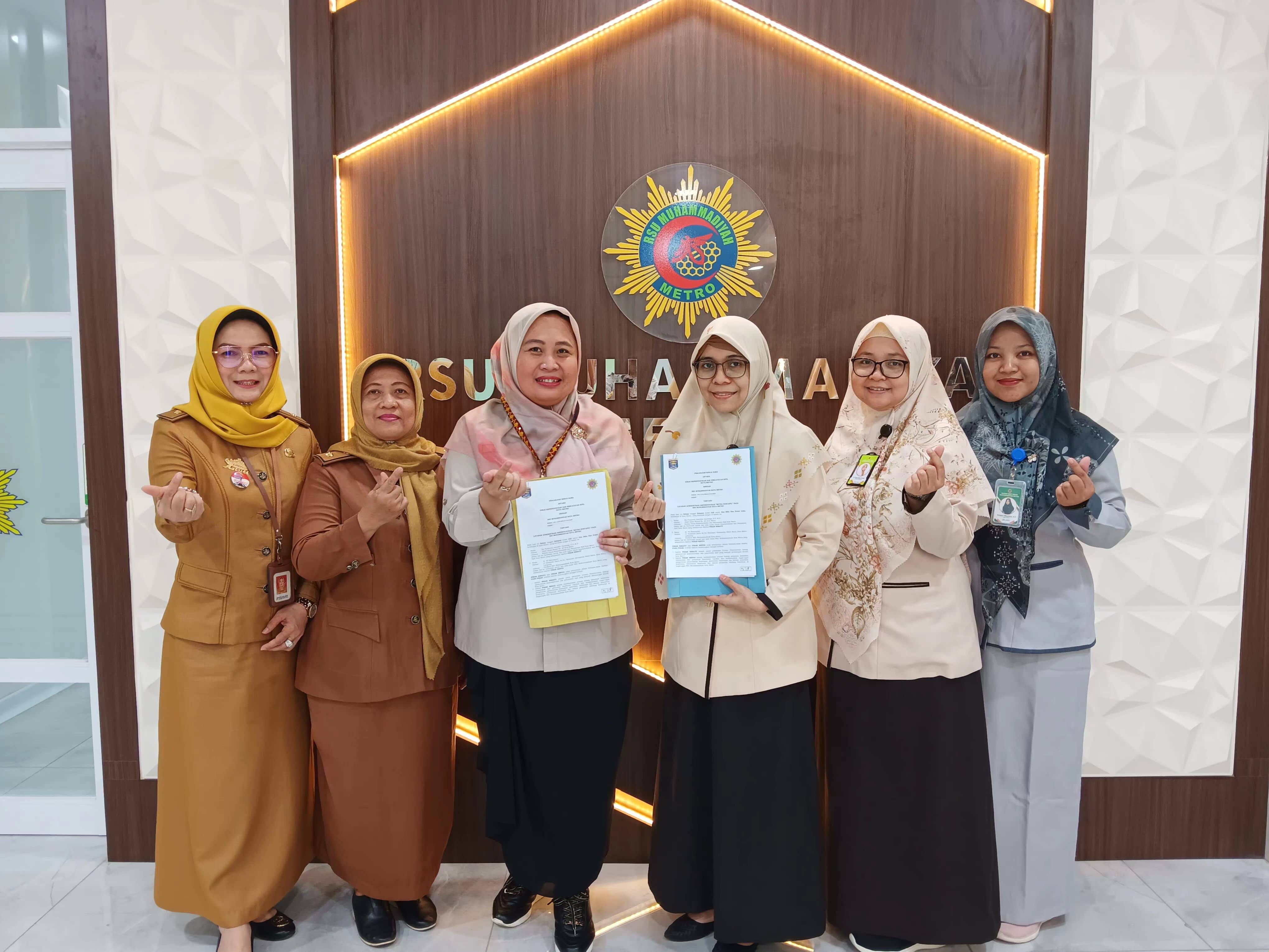 Dukcapil Kota Metro dan RS Muhammadiyah Jalin Kerja Sama Layanan Administrasi Kependudukan "Mitra Dukcapil"