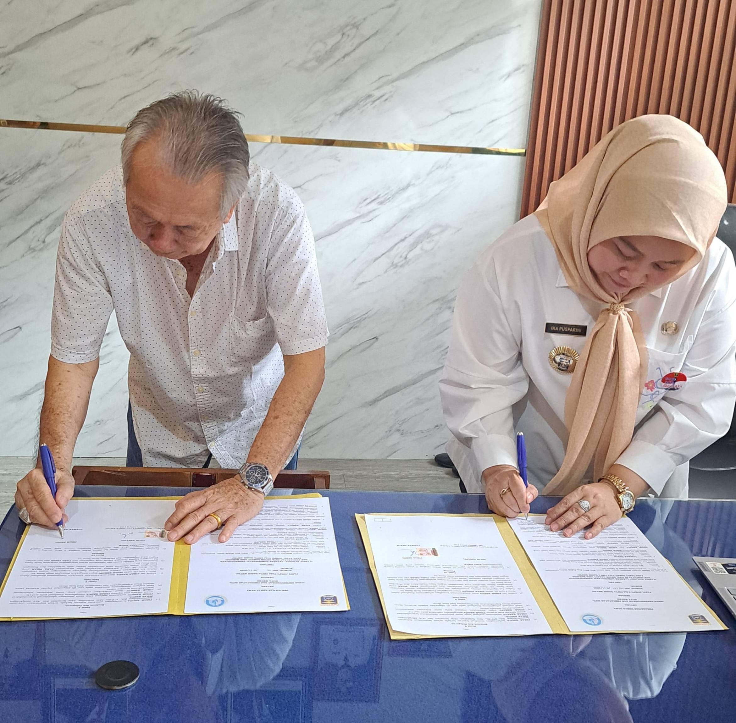 Penandatanganan PKS "Lansia Bahagia" dengan Panti Jompo Tali Cinta Kasih Metro