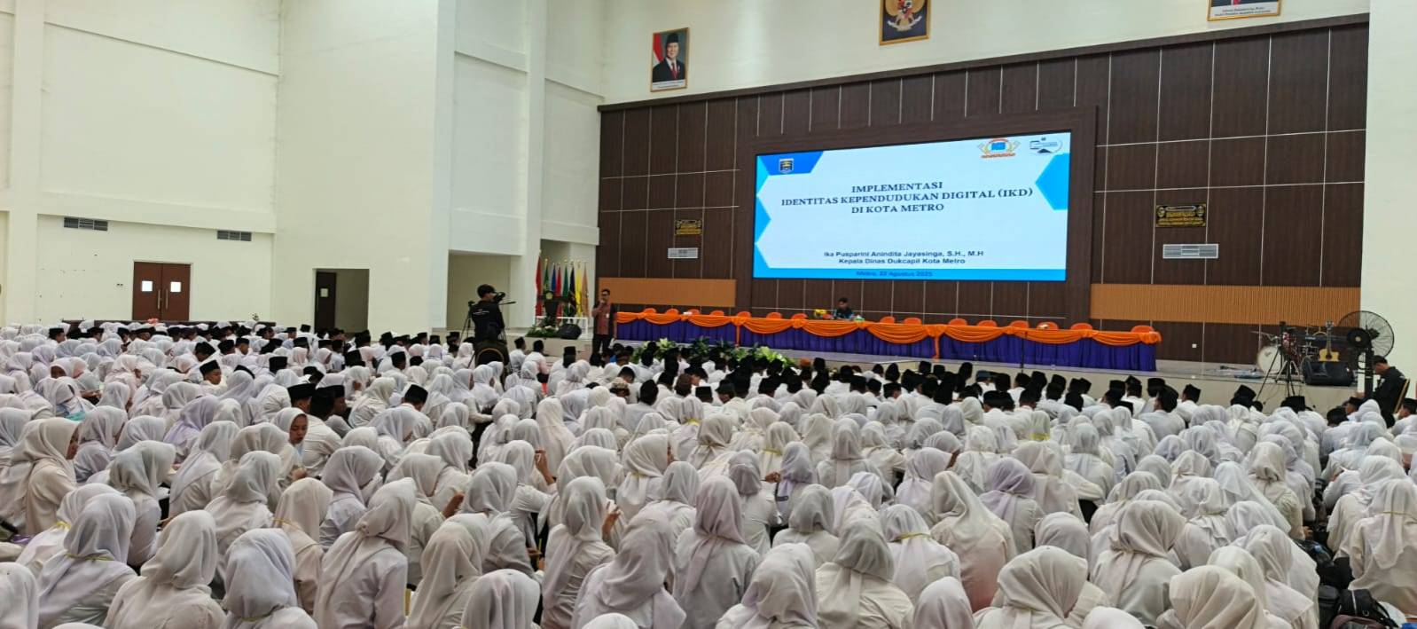 Sosialisasi dan Aktivasi IKD Meriahkan PBAK UIN Jurai Siwo Lampung