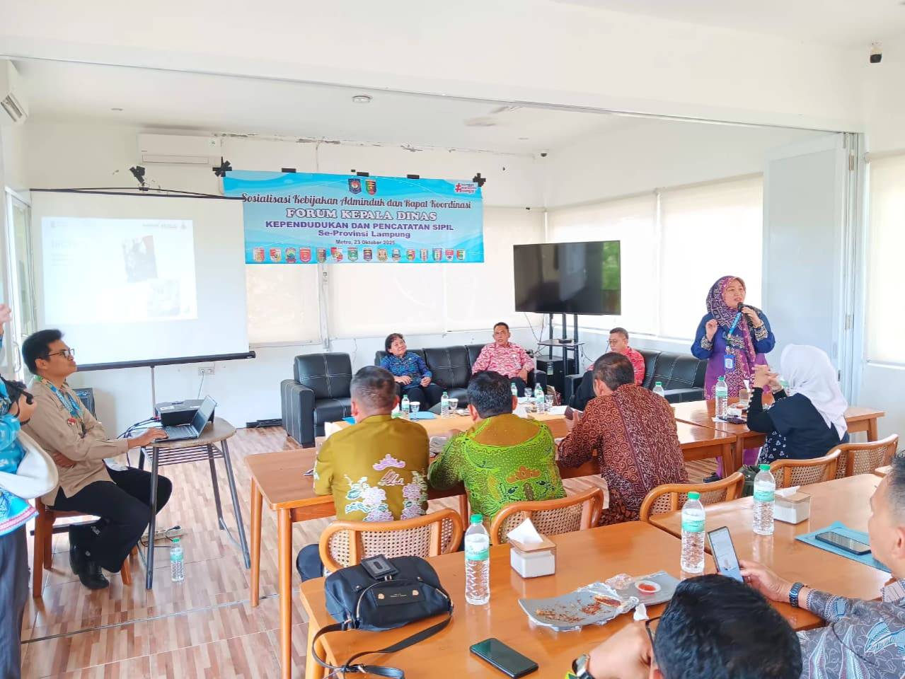 Metro Jadi Tuan Rumah Sosialisasi Kebijakan Adminduk dan Rakor Forum Kadisdukcapil se-Provinsi Lampung
