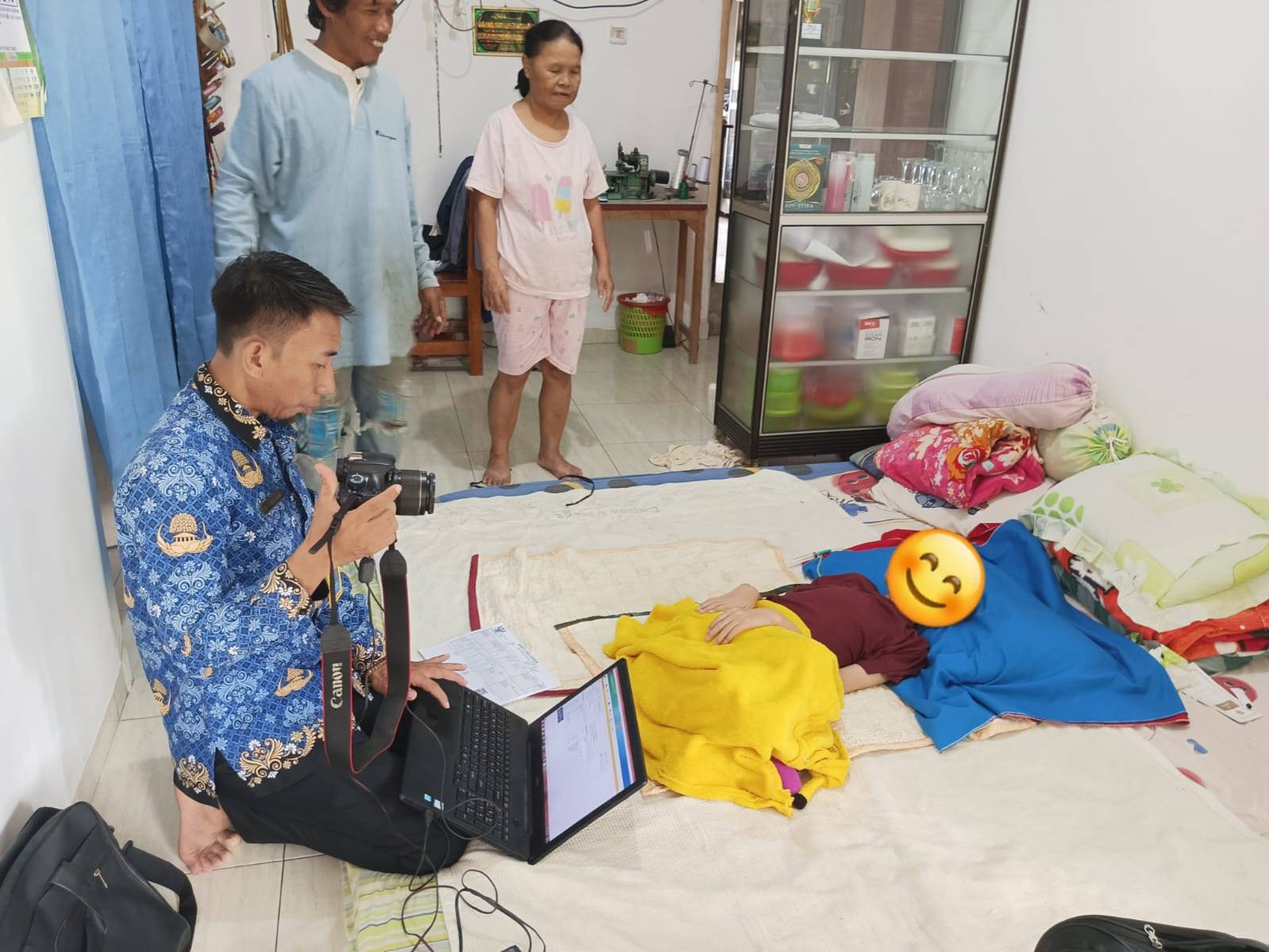 Jemput Bola Perekaman KTP Pemula Khusus Warga Sakit dan Disabilitas