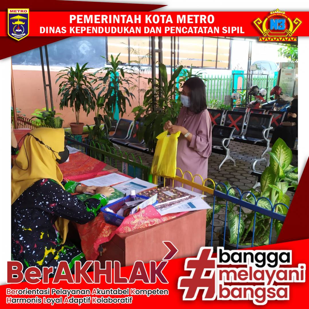 Pelayanan Harian Dinas Dukcapil Kota Metro