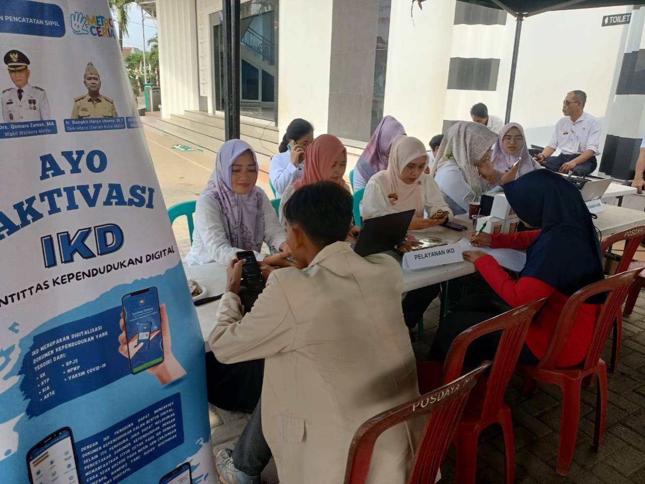 Aktivasi Identitas Kependudukan Digital di Masjid Nurul Iman Kelurahan Tejo Agung