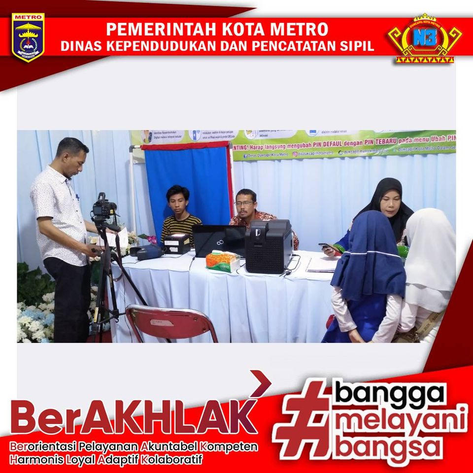 Pelayanan Adminduk pada Pameran di Lapangan Samber