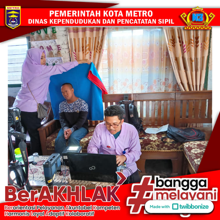 Jemput Bola Pelayanan Perekaman KTP Khusus Disabilitas